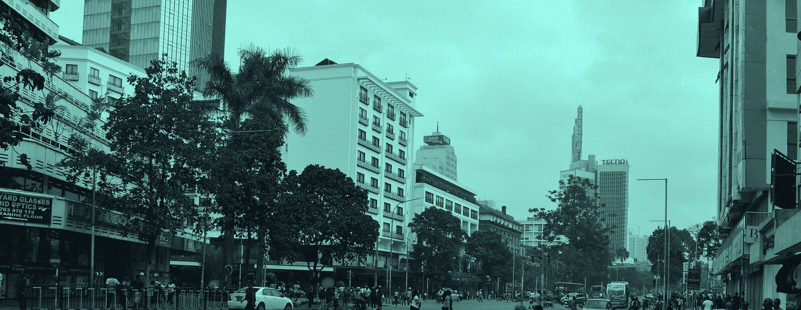 Kenyatta Avenue in central Nairobi